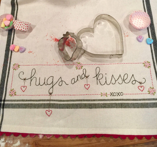Bareroots-Hugs and Kisses Dishtowel Kit