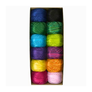 Valdani Perle Cotton Ball Size 8 Variegated Colors Whistlepig Palette